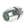 Buy cheap IP67 M8 Connector Front Install Female 4P Shield from wholesalers