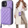 Buy cheap iPhone 12/12 Pro crossbody bag, RFID shielded PU leather strap bracket with card slot Split bag wrist strap lanyard from wholesalers
