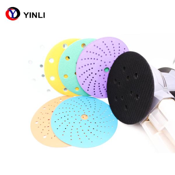 Buy cheap 7 Holes 6 Inch Zirconia Resin Fiber Disc 150mm Self Adhesive Sanding Discs from wholesalers