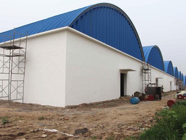 Buy cheap Arch Roof Workshop Curved Roof Metal Buildings Arc Steel Structure Construction from wholesalers