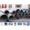 Buy cheap Galvanized Bitumen 110FT Steel Power Pole from wholesalers