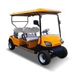 Yellow Color Customized 50km LSV 4 Seater Golf Cart Trolley 30mph-40mph