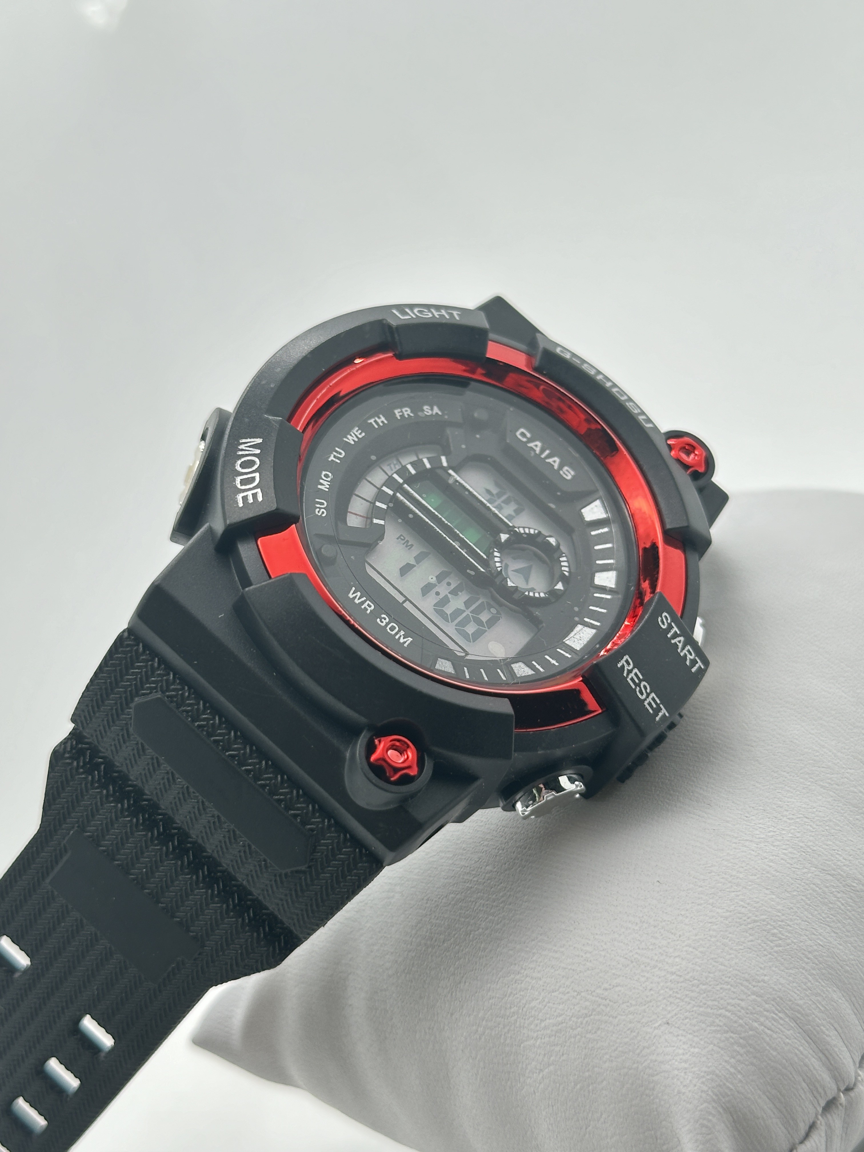 Luxury Digital Sport Watch 100M Water Resistant Silicone Strap Watches