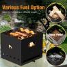 Buy cheap Steel 4 In 1 Outdoor Pizza Oven with 2-Layer Charcoal Firewood Pellets and Pizza Stone from wholesalers