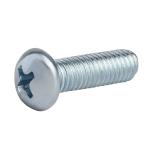 DIN7985 Cross Recessed Raised Countersunk Head Screws Carbon / Stainless Steel