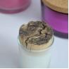 Buy cheap Eco Glass Candle Cup With Natural Cork Bark Top Stopper Cork Lids from wholesalers