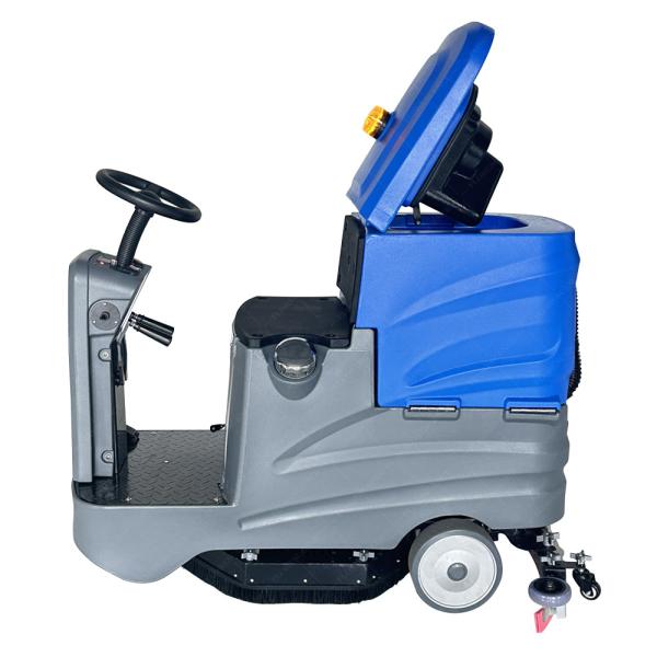 Buy cheap Mechanical Electric Road Cleaning Industrial Vacuum Sweeper Machine Truck With Brush from wholesalers