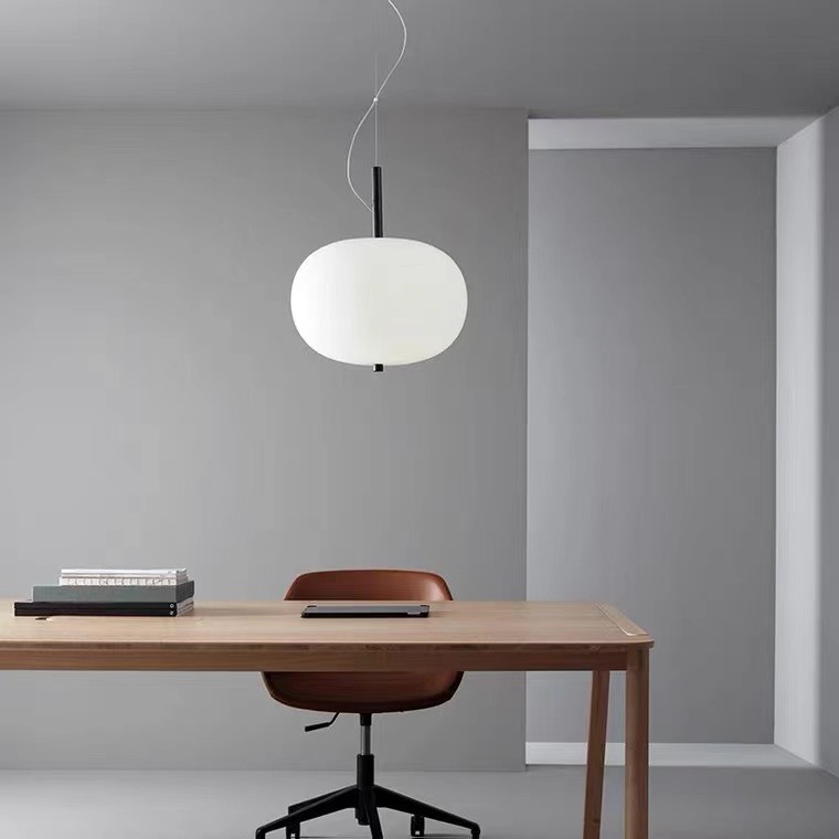 Hot Selling Nordic Style Metal Pendant Light Fixture Indoor Bedroom Bedside Glass Led Pendant Lamp