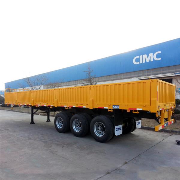 Buy cheap Cargo Transportation 3 Axle 80T Drop Side Trailer from wholesalers