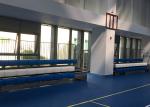 3 Rows Retractable Tribune Bench Seating Manually Operated For Tennis Court