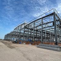 Buy cheap Anti Fire Prefab Steel Frame House , Industrial Steel Frame Building Factory product