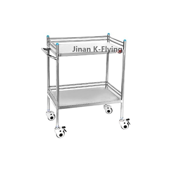 Buy cheap Mute Casters One Handle Medical Trolley Cart 100*50*88cm from wholesalers