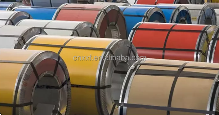 Standard Seaworth Packing Zinc Galvanized PPGI Steel Sheets Color Coated Steel Coil for Roofing Sheet and 0.12-6mm Thickness