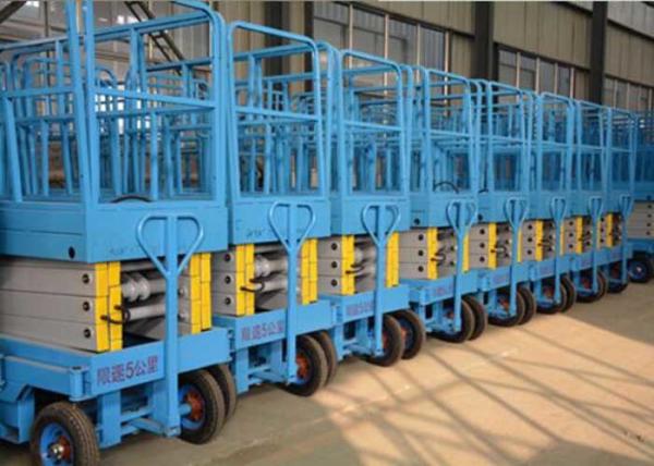 Buy cheap Mobile Elevator Scissor Lift Work Platform For Construction Sites / Workshops from wholesalers