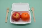 Disposable Paper Bagasse Food Box , 7*5 Inch Square Plate , For Take Away Fast