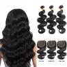 Buy cheap Minimum Shedding Unprocessed Cambodian Human Hair Weave / Body Wave Human Hair from wholesalers