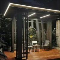Buy cheap 4x4m Chinese Style Gazebo Outdoor Courtyard Flat Roof Aluminum Pavilion product