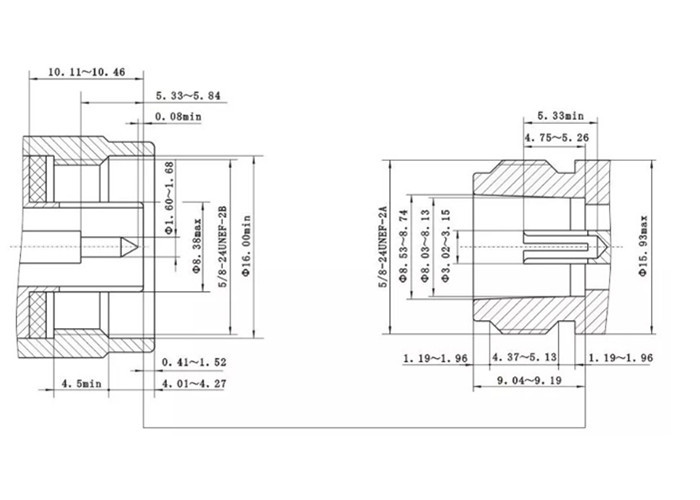 Nickel Plated RF Cable Assemblies N Male To Male Solder Type For Base Station Antenna