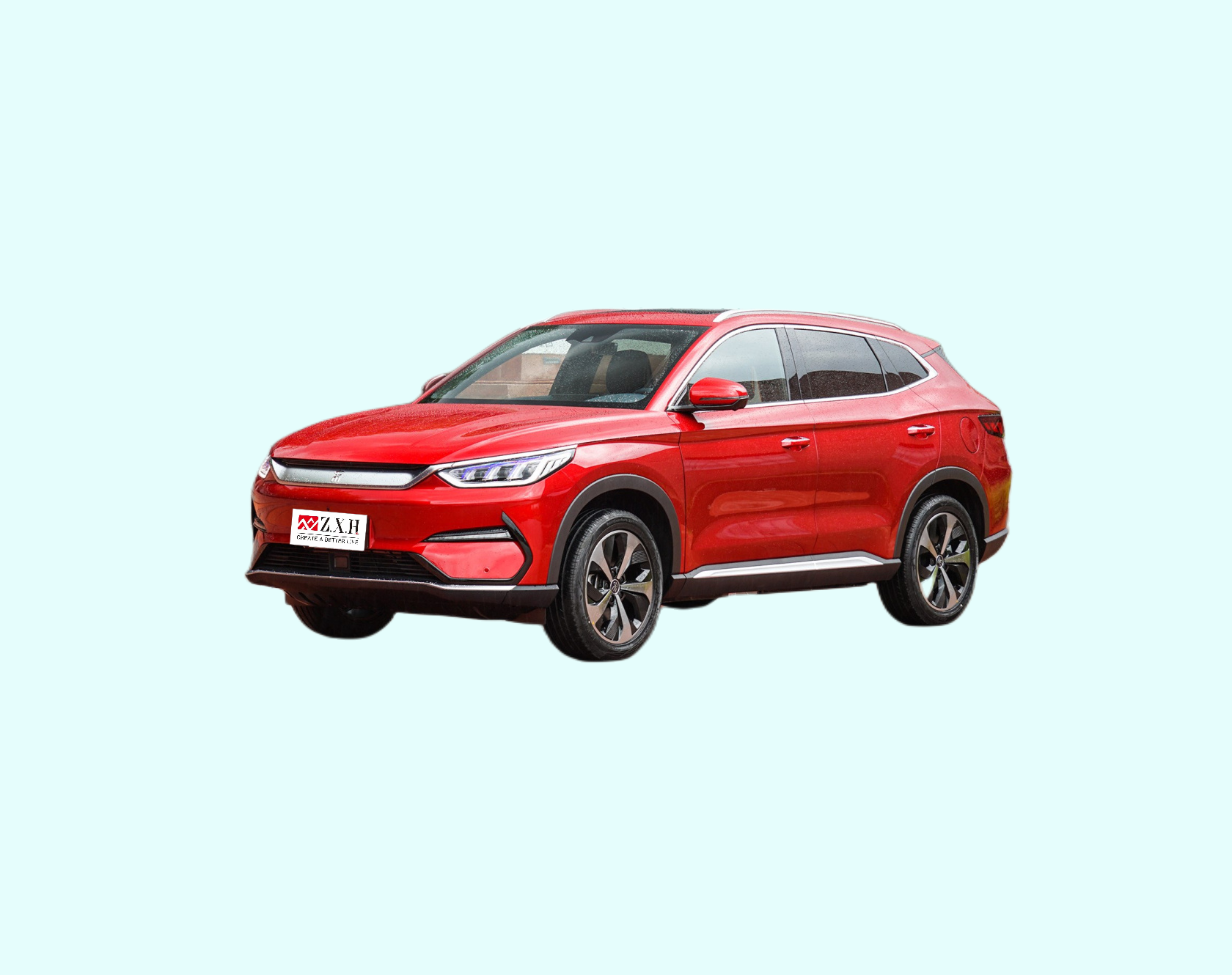 Chinese-made New car B YD Song PLUS compact SUV electric car has a range of 505 kilometers