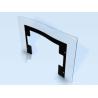 Buy cheap Transparent Glass Oven Hood , Range Hood Glass with Two Radian from wholesalers