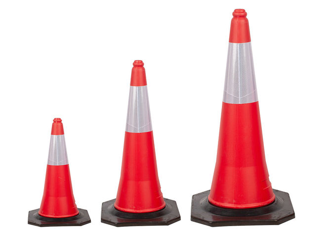 1M 5KGS Qatar Cheap Red Reflective Traffic Road Safety Cone 0