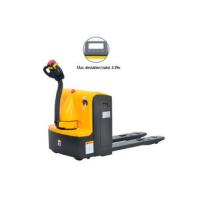 Buy cheap Super Light Electric Walkie Pallet Jack Truck 1800kg With Side Way Battery product