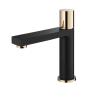 Buy cheap 25mm Ceramic Cartridge Black Wash Basin Taps from wholesalers