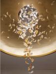 Hotel lobby Cockscomb shaped chandelier Hall Front desk Shopping mall beauty