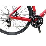 OEM Carbon Fiber Frame 700C Road Bike With 2x11 Speed Gear And Fork Suspension