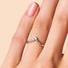 Buy cheap Celebrity Diamond Engagement Rings For Women , 14K Rose Real Diamond Jewellery from wholesalers