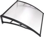 Clear Sun Shade 60x100cm Door Window Awning Canopy