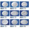 Buy cheap Food Eco Friendly Dinnerware , Compartment Disposable Corn Starch Plates from wholesalers