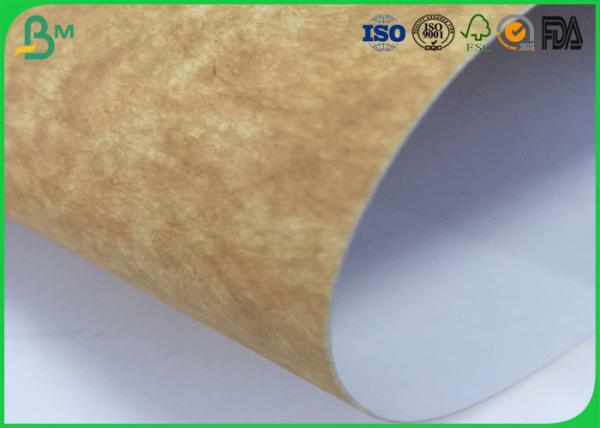 Quality Weight Resistance White Kraft Paper Roll , Coated Kraft Paper Sheets For Paper Bag for sale