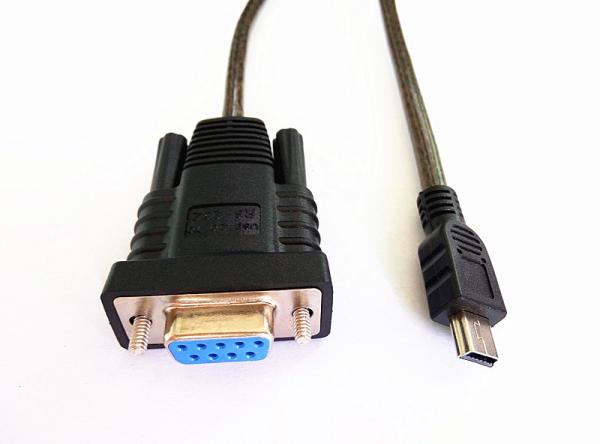 Buy cheap Mini usb to RS232 DE9PIN Female cable With IC PL2303RA 0.2M from wholesalers