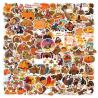 Buy cheap Water Gel Creative Memories Stickers Holiday Gifts Happy Thanksgiving Stickers from wholesalers