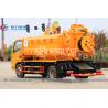 Buy cheap Carbon Steel Combined Jet Vacuum Truck Sewer Cleaning 140HP 5000Liters 5cbm Gallons from wholesalers