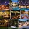 Buy cheap 10m LED Festoon String Light Commercial Grade Waterproof Dimmable Outdoor Garland Globe Bulb Decoration Patio Hanging Lights from wholesalers