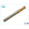 Buy cheap 55 - 65 Hardness Carbide Ball Nose End Mill for Plastic , Bullnose End Mill from wholesalers
