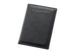 Solid Rectangle Travel Passport Holder Customized Logo Pu Leather Passport