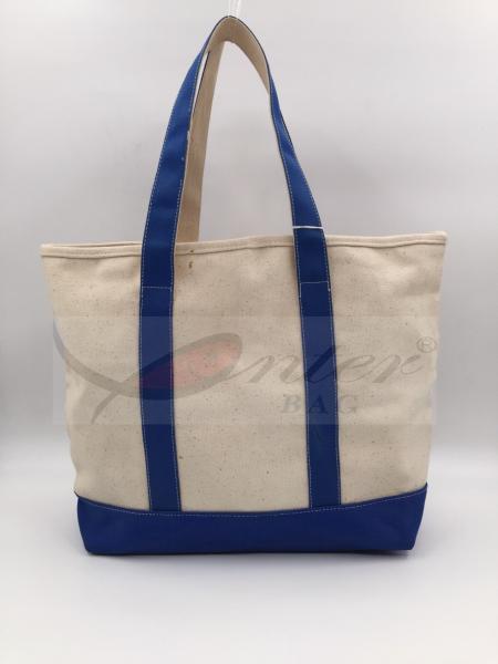 Buy cheap 100% Cotton Personalised Tote Bags Durable , Foldable Tote Bag For Travel from wholesalers