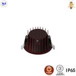 High Power Recessed COB LED Down Light Waterproof Spot Light anti-Glare 100lm/W