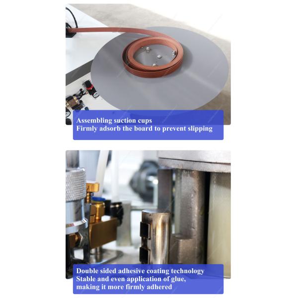 Full-automatic Auto Wood Board Edge Banding Machine with 10.8m/min Panel Feed Speed