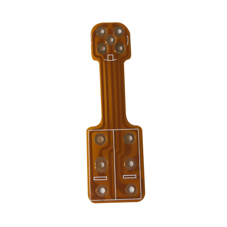 Single Sided Flexible Printed Circuit Board Prototype Polyimide Stiffner 0.2mm Thickness