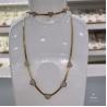 Buy cheap Stainless Snake Bone Chain Necklace 18k Gold Plated Heart Rhinestone Necklace from wholesalers