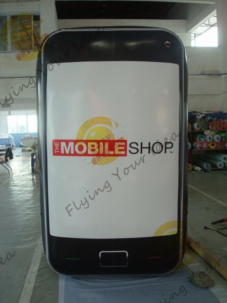 Buy cheap Advertising Inflatable Product Replicas Mobile Phone Model Lead Free Wind Resistance from wholesalers
