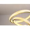 Buy cheap Modern Hanging Lighting Luxury Circle Rings 3000K Pendant Light Gold LED Crystal Chandelier from wholesalers
