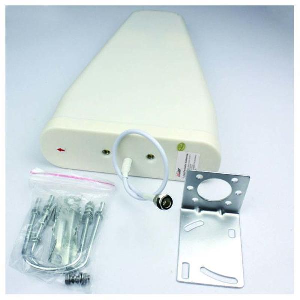 Buy cheap Whilte Length 33cm LP Gain 10dBi Antenna Outdoor Log Periodic from wholesalers