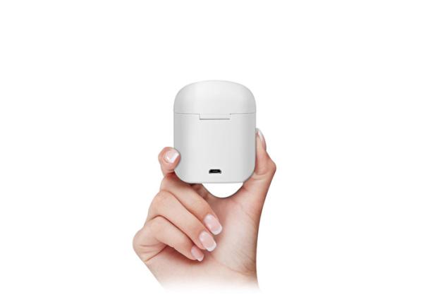 Buy cheap Comfortable Mini Bluetooth Earbuds Tws Twin Wireless Earphones White LED from wholesalers