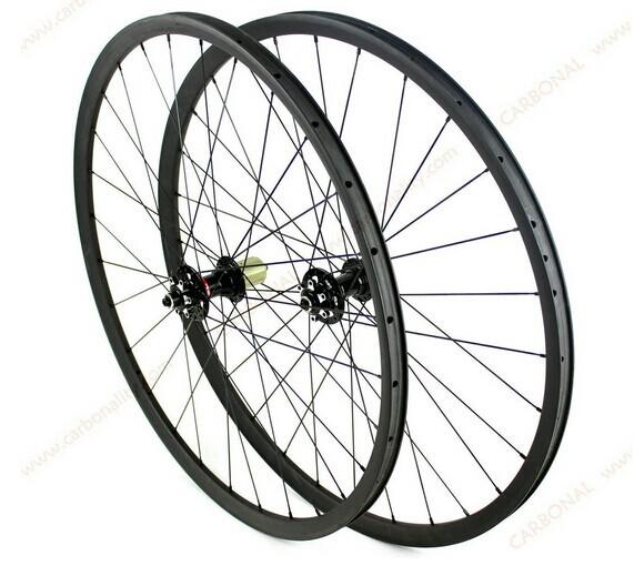 Buy cheap carbon fiber mtb bike 29inch 3k/matt wheels for mtb cycling and racing bike 25*30mm width from wholesalers