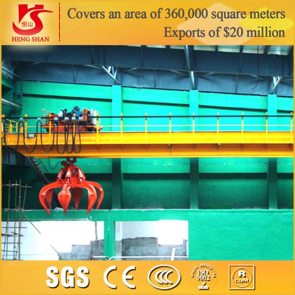 Buy cheap Double girder grab bucket crane manufacture gantry crane for sale from wholesalers